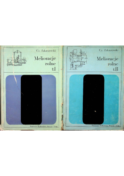 Melioracje rolne Tom 1 i 2