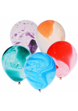Balony marmurkowe 30cm 5szt