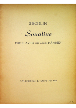 Sonatine für Klavier zur zwei Handen