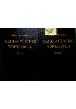 Mathematisches Worterbuch tom 1 i 2