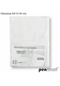Obwoluta A4 40 mic krystaliczna 10szt