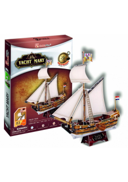 Puzzle 3D Żaglowiec Jacht Mary
