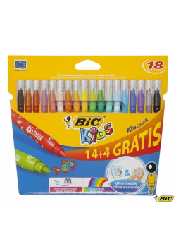 Flamastry Kid Couleur 14+4 kolory BIC