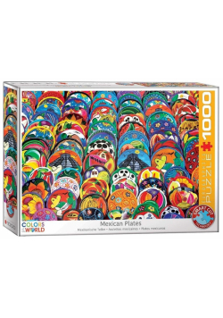 Puzzle 1000 Kolory świata, Meksykańskie talerze