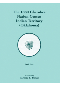 1880 Cherokee Nation Census, Indian Territory (Oklahoma)