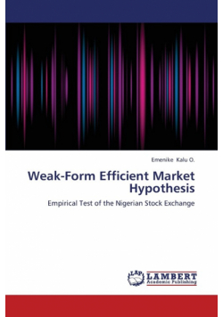 Weak-Form Efficient Market Hypothesis
