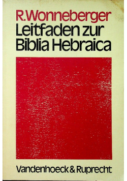 Leitfaden Zur Biblia Hebraica