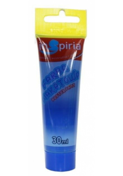 Farba plakatowa w tubie c.niebieska 30ml (6szt)