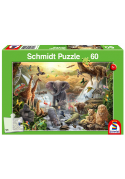 Puzzle 60 Zwierzęta Afryki