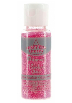 Brokat w słoiczku 20ml tęczowy brzoskwiniowy