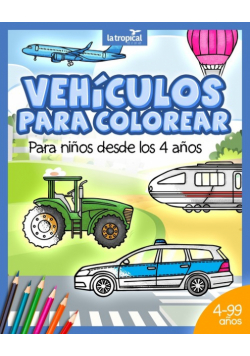 Vehículos para colorear para niños desde los 4 años