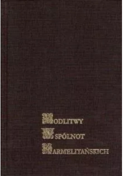 Modlitwy wspólnot karmelitańskich