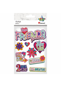 Naklejki papierowe 3D friends mix 10szt