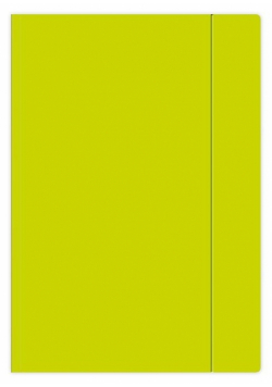 Teczka A4 Fluo Limonkowa 10 sztuk