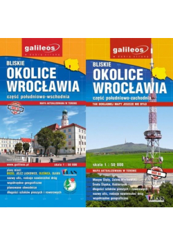 Mapa - Bliskie ok. Wrocławia cz. połud-wsch./zach.