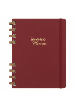 Kalendarz 2024 bez dat XL tw. Crush Cherry Red