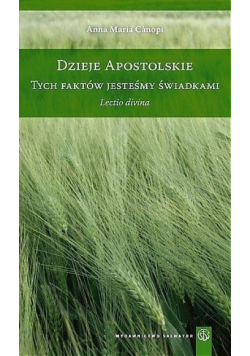 Dzieje Apostolskie. Tych faktów jesteśmy świadkami