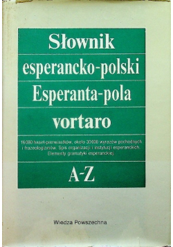 Słownik esperancko polski A Z