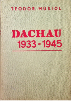Dachau 1933 1945