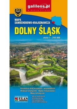 Mapa samochodowo-kraj. - Dolny Śląsk 1:250 000 w.7