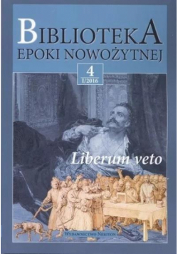 Biblioteka Epoki Nowożytnej 4 I/2016