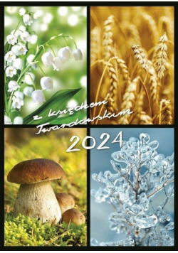 Kalendarz 2024 z ks. Twardowskim - 4 pory roku