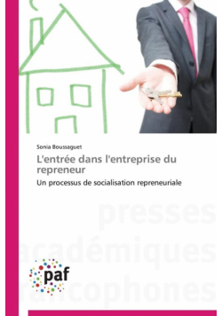 L'entrée dans l'entreprise du repreneur