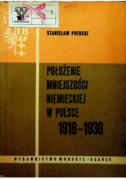 Położenie mniejszości niemieckiej w Polsce 1918 1938