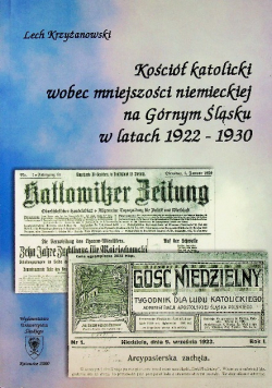 Kościół katolicki wobec mniejszości niemieckiej na Górnym Śląsku w latach 1922 - 1930