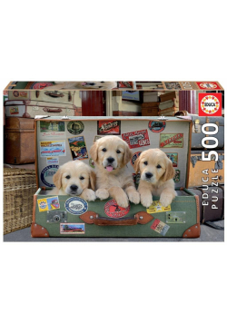 Puzzle 500 Szczenięta ruszają w podróż G3