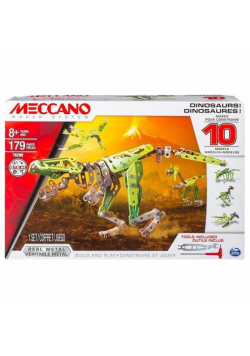 Meccano Core - Multi zestaw 10 modeli - dinozaur