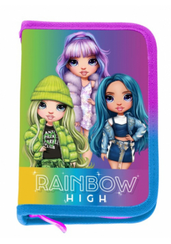 Piórnik pojedynczy Rainbow High Silver Style
