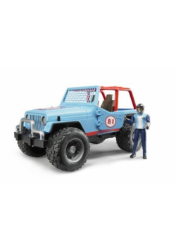 Jeep Cross Country Racer niebieski z figurką