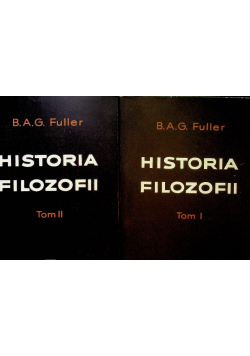 Historia filozofii tom 1 i 2