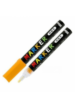 Marker akrylowy 1-2mm pomarańczowy (6szt) M&G