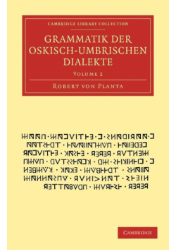 Grammatik Der Oskisch-Umbrischen Dialekte