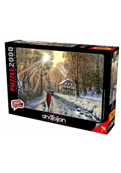Puzzle 2000 Zima w lesie