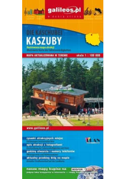 Mapa atrakcji tur. - Kaszuby w.niemiecka 1:100 000