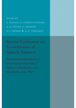 Second Conference on Co-ordination of Galactic Research