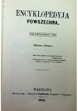 Encyklopedyja powszechna tom 28  reprint 1868r.