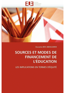 Sources et modes de financement de l''éducation