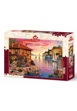 Puzzle 1500 Port śródziemnomorski