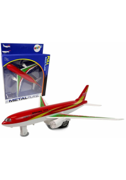Samolot pasażerski Boeing 777 czerwony