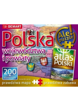 Puzzle: Polska-województwa i powiaty+atlas
