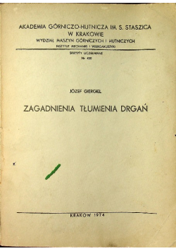 Zagadnienia tłumienia drgań