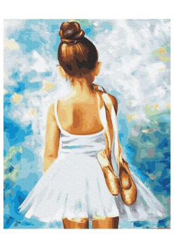 Malowanie po numerach - Mała baletnica 40x50cm