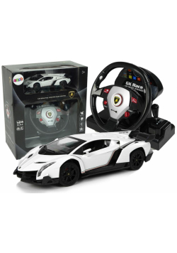 Auto zdalnie sterowane Lamborghini Veneno białe