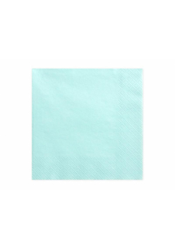 Serwetki trójwarstwowe turkusowe 33x33cm 20szt