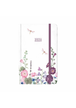 Kalendarz kieszonkowy 2024 Kwiaty z ważką ALBI