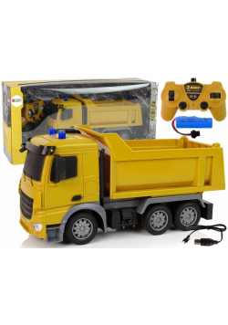 Wywrotka 2.4G R/C żółta 1:12